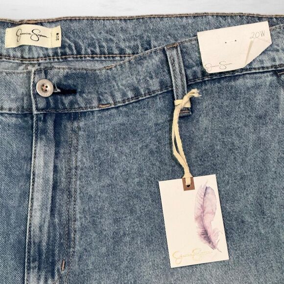 JESSICA SIMPSON Women's Jenna Cotton Cargo Jeans, NWT! Size 20W - Picture 3 of 7